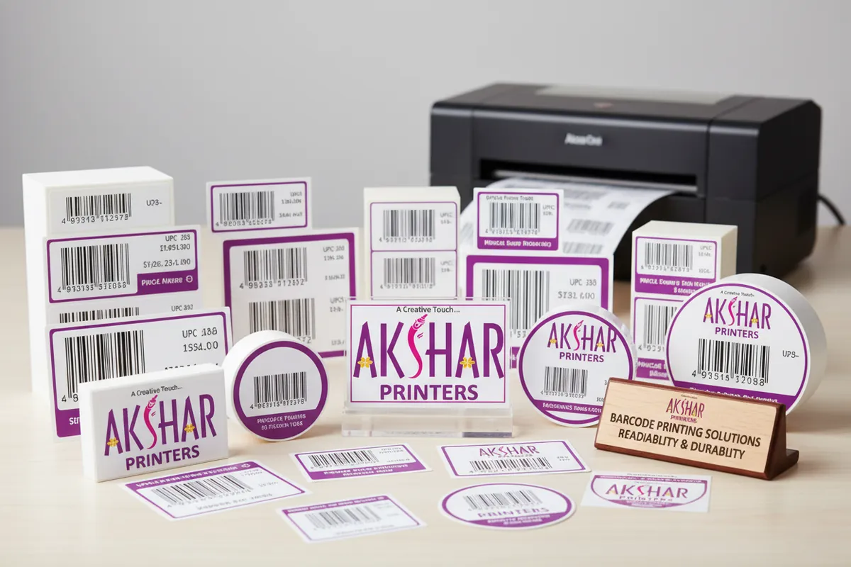 Barcode Labels - labels printing by Akshar Printers
