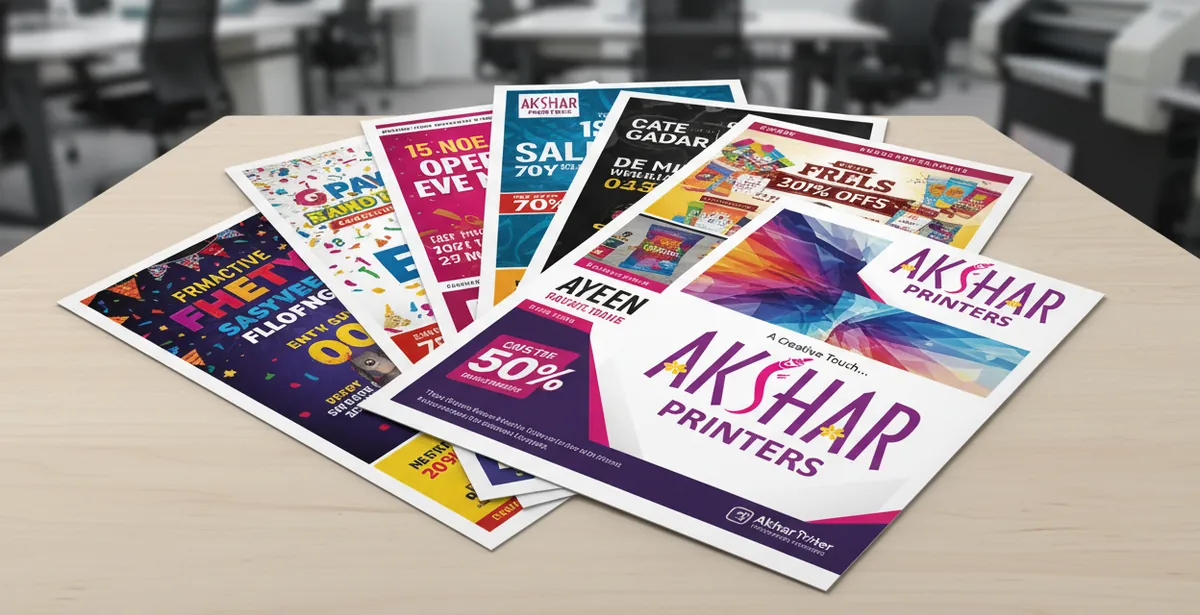 Flyer Design - digital printing by Akshar Printers