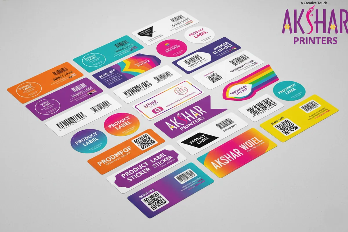 Product Labels - labels printing by Akshar Printers