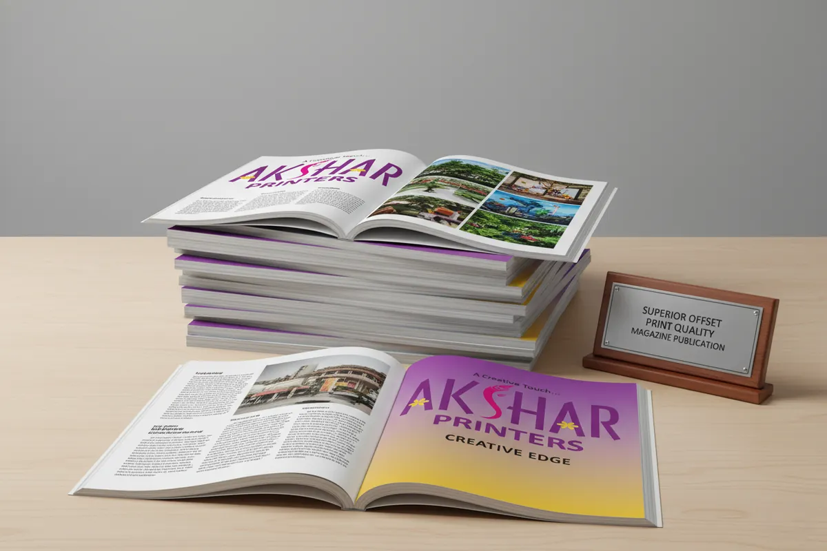 Magazine Print - offset printing by Akshar Printers