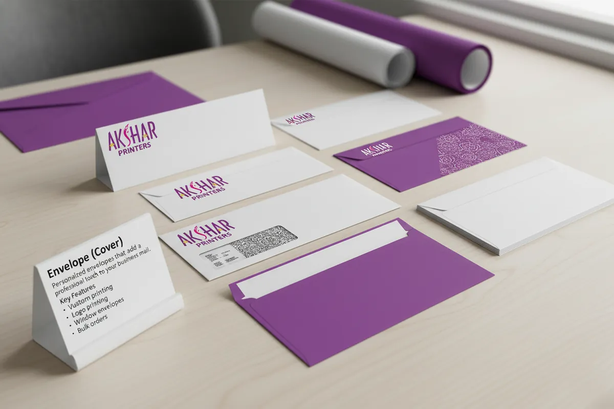 Envelope (Cover) - Professional printing service by Akshar Printers