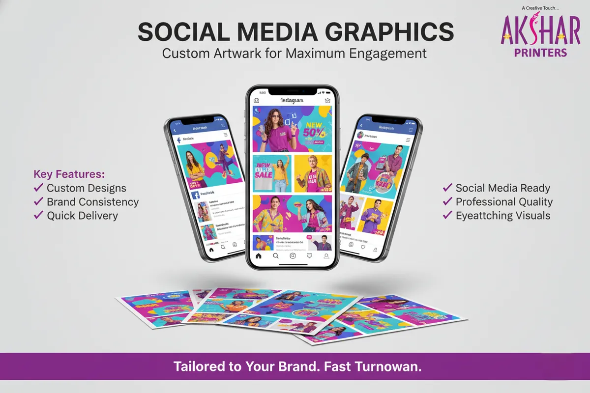 Social Media Post - Professional printing service by Akshar Printers